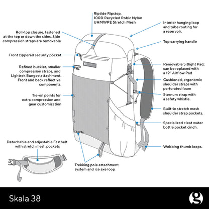 Skala 38 Ultralight Backpack